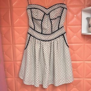 Sugarlips Polka Dots Strapless Dress
